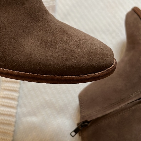 Madewell Billie boot in wet pebble suede size 7 - Picture 11 of 12